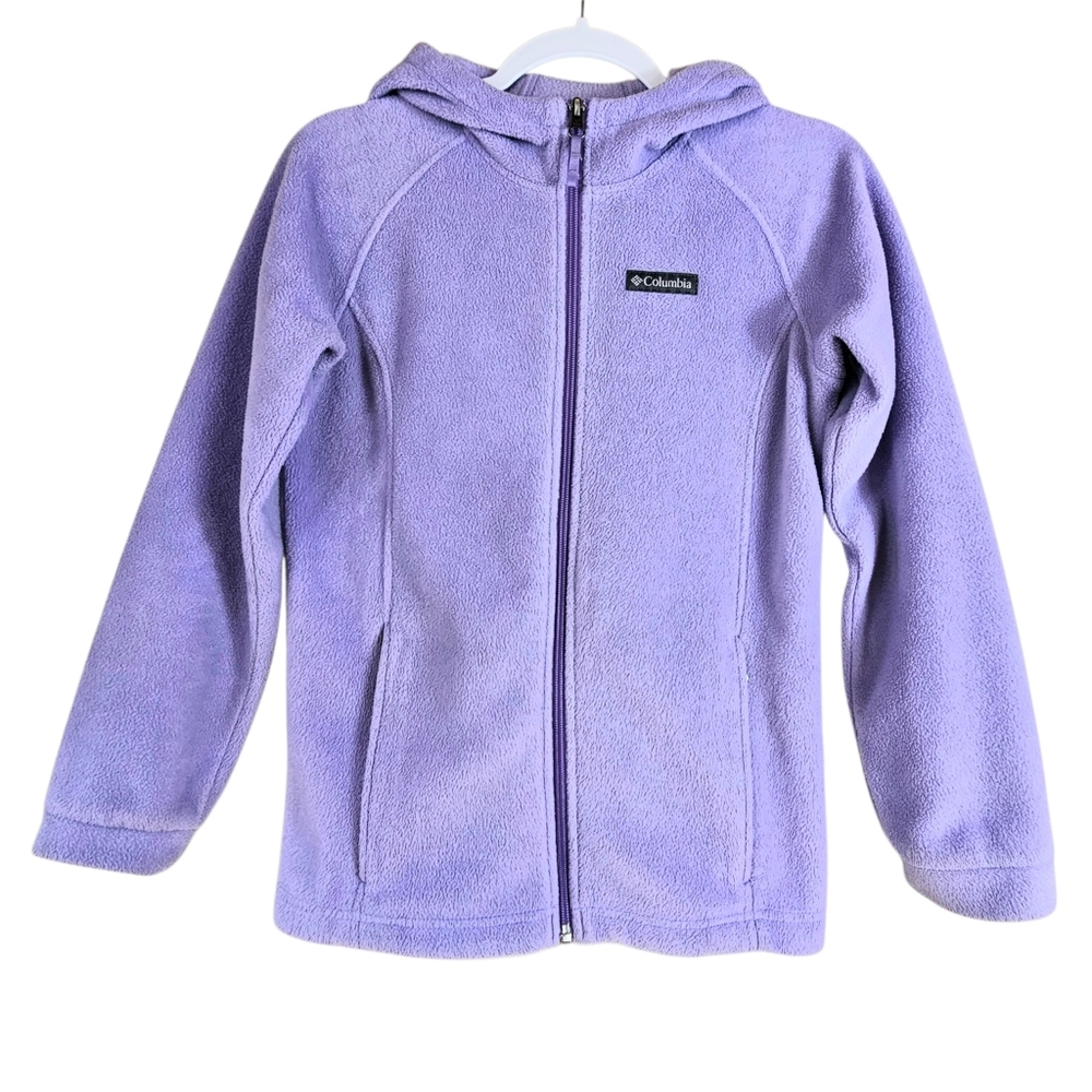Columbia Girls Lavender Plush Fleece Pullover Hoodie